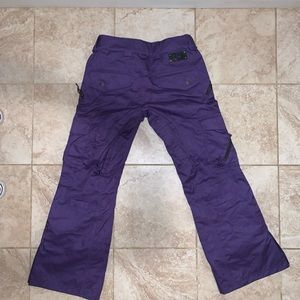 Purple burton snow pants